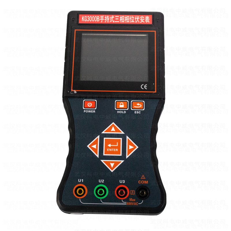 KG3000B Handheld Three-Phase Phase Voltage and Current Meter